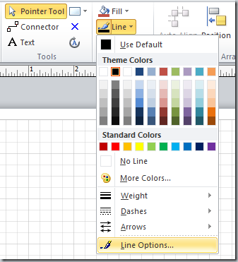 Line Options